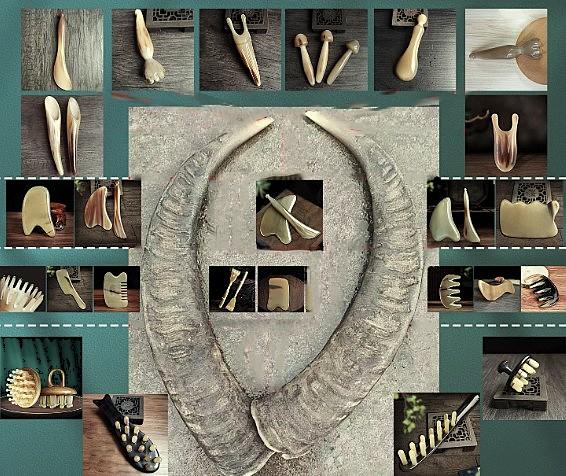 The scraping tools made from ox horn are considered more effective.